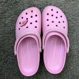 Pink Crocs